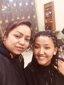 Happy client | Asylum Hair Salon in Thamel, Kathmandu 